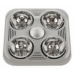 A716R Exhaust Fan with Heater and Light - Satin Nickel