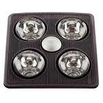A716B Exhaust Fan with Heater and Light - Oil Rubbed Bronze