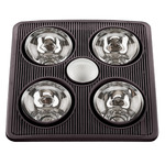 A716B Exhaust Fan with Heater and Light - Oil Rubbed Bronze