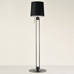 Mecano F1900 Floor Lamp - Gunmetal / Black