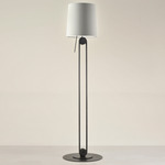 Mecano F1900 Floor Lamp - Gunmetal / Grey