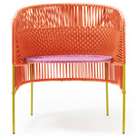 Caribe Lounge Chair - Curry Yellow / Orange/ Bubblegum Rose