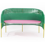 Caribe Bench - Curry Yellow / Emerald Green/Bubblegum Rose