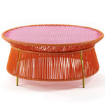 Caribe Side Table - Curry Yellow / Orange / Bubblegum Rose