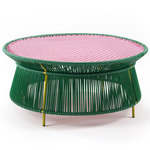 Caribe Side Table - Curry Yellow / Emerald Green / Bubblegum Rose
