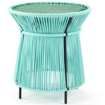 Caribe Side Table - Black / Turquoise/ Emerald Green