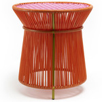 Caribe Side Table - Curry Yellow / Orange / Bubblegum Rose