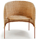 Caribe Natural Lounge Chair - Copper / Natural