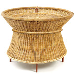 Caribe Natural Basket Table - Copper / Natural