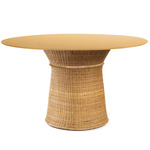 Caribe Natural Dining Table - Natural / Yellow