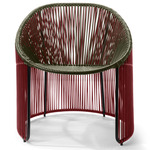 Cartagenas Lounge Chair - Black / Purple/ Olive Green