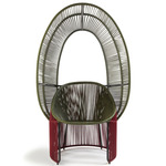 Cartagenas Reina Chair - Black / Purple / Olive Green