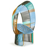 Cartagenas Reina Cocoon Chair - Pastel Blue/ Camo Green/ Turquoise