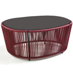 Cartagenas Metal Coffee Table - Purple / Black