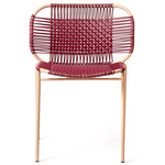 Cielo Stacking Chair - Pink Sand / Red