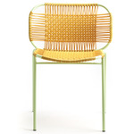Cielo Stacking Chair - Pastel Green / Honey Yellow