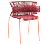 Cielo Stacking Armchair - Pink Sand / Red