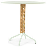 Cielo Bistro Table - Pastel Green / Honey Yellow