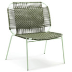 Cielo Lounge Chair - Pastel Green / Olive Green