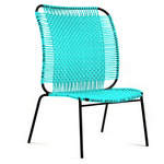 Cielo Lounge Chair - Black / Light Green