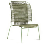 Cielo Lounge Chair - Pastel Green / Olive Green