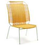 Cielo Lounge Chair - Pastel Green / Honey Yellow