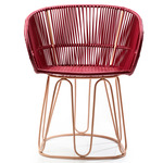 Circo Dining Chair - Pink Sand/ Red