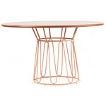 Circo Metal Dining Table - Pink Sand