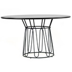 Circo Metal Dining Table - Black