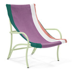 Maraca Lounge Chair - Pastel Green / Turquoise/ Purple/ Red