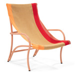 Maraca Lounge Chair - Pink Sand / Orange/ Gold/ Red