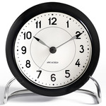 Station Alarm Clock - Stainless Steel / Black