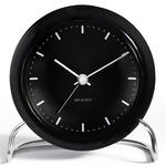 City Hall Alarm Clock - Stainless Steel / Black