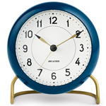 Station Alarm Clock - Brass / Petrol Blue