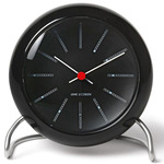 Bankers Alarm Clock - Stainless Steel / Black