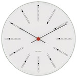 Bankers Wall Clock - Aluminum / White