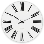 Roman Wall Clock - Aluminum / White