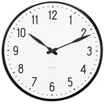 Station Wall Clock - Black / White