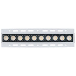 Multiples Micro Trimless Downlight with Remote Driver - Matte White / Black