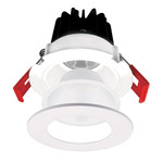 2IN Round Color-Select Downlight with Remote Driver - Matte White