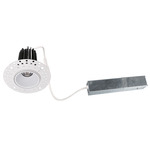 1IN Trimless Color-Select Downlight w/ Remote Driver - Matte White