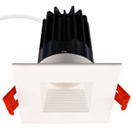 2IN Square Recessed Downlight with Remote Driver - Matte White