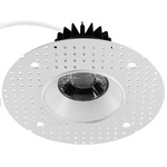 3.5IN Round Color-Select Trimless Downlight w/ Remote Driver - Matte White