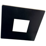 4IN Square Recessed Retrofit / Flush Mount Trim - Matte Black