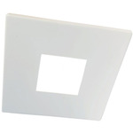 4IN Square Recessed Retrofit / Flush Mount Trim - Matte White