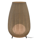 Amphora Outdoor Hardwired Floor Lamp - Brown / Light Beige