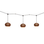 Garota Catenary Outdoor Pendant - Black / Brown