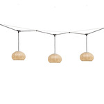 Garota Catenary Outdoor Pendant - Black / Ivory White