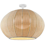 Garota Outdoor Ceiling Light - Natural White / Ivory White