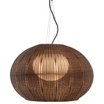 Garota Outdoor Pendant - Graphite Brown / Brown